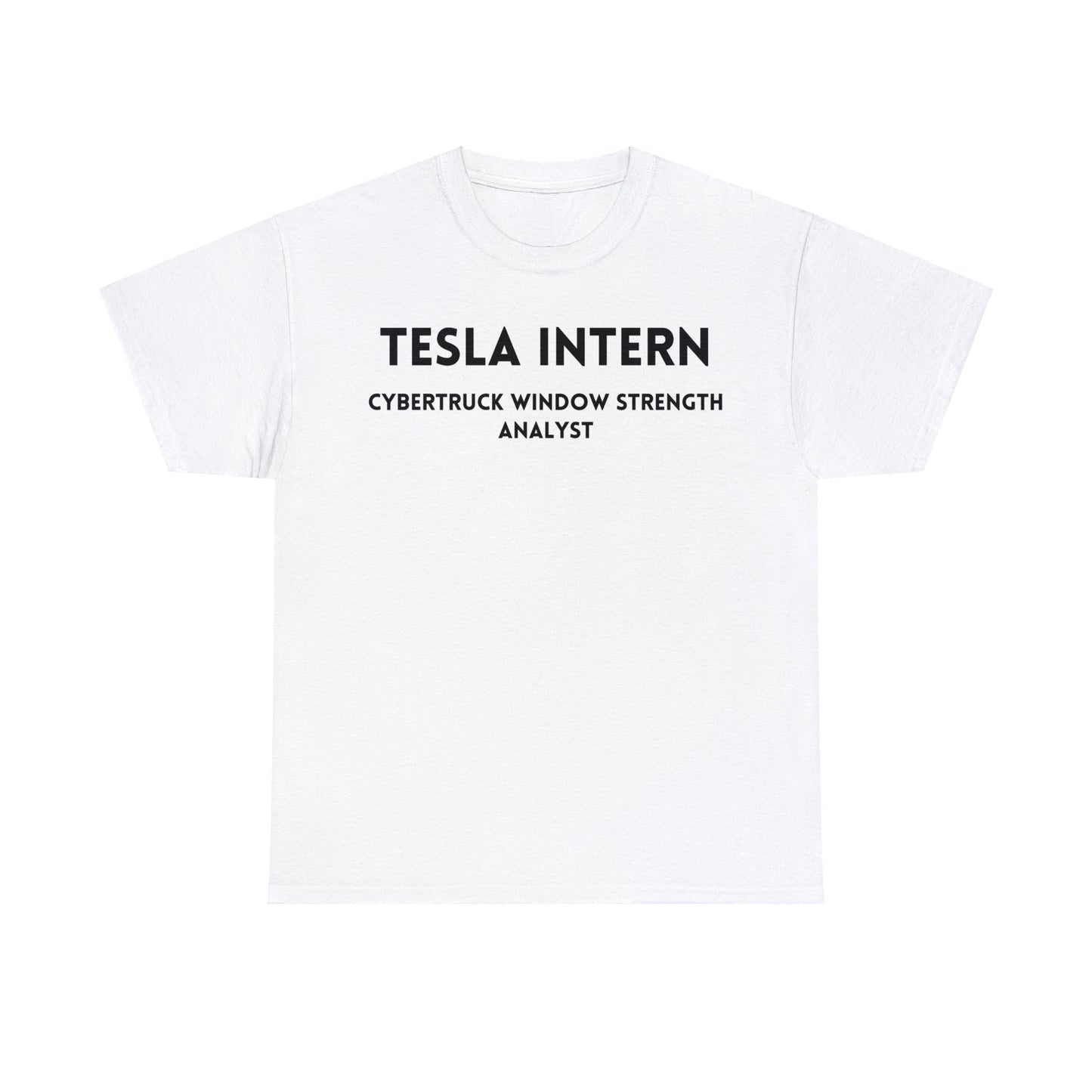 Tesla Intern "CyberTruck Window Strength Analyst" (T-Shirt)